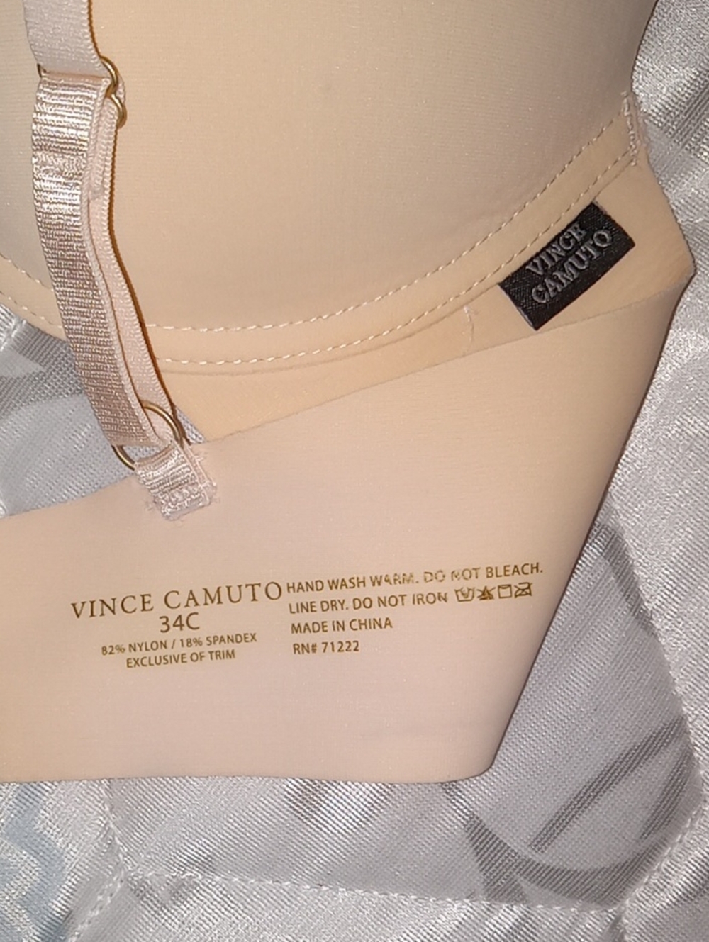 Vince Camuto Nude Bra - Picture 2 of 4